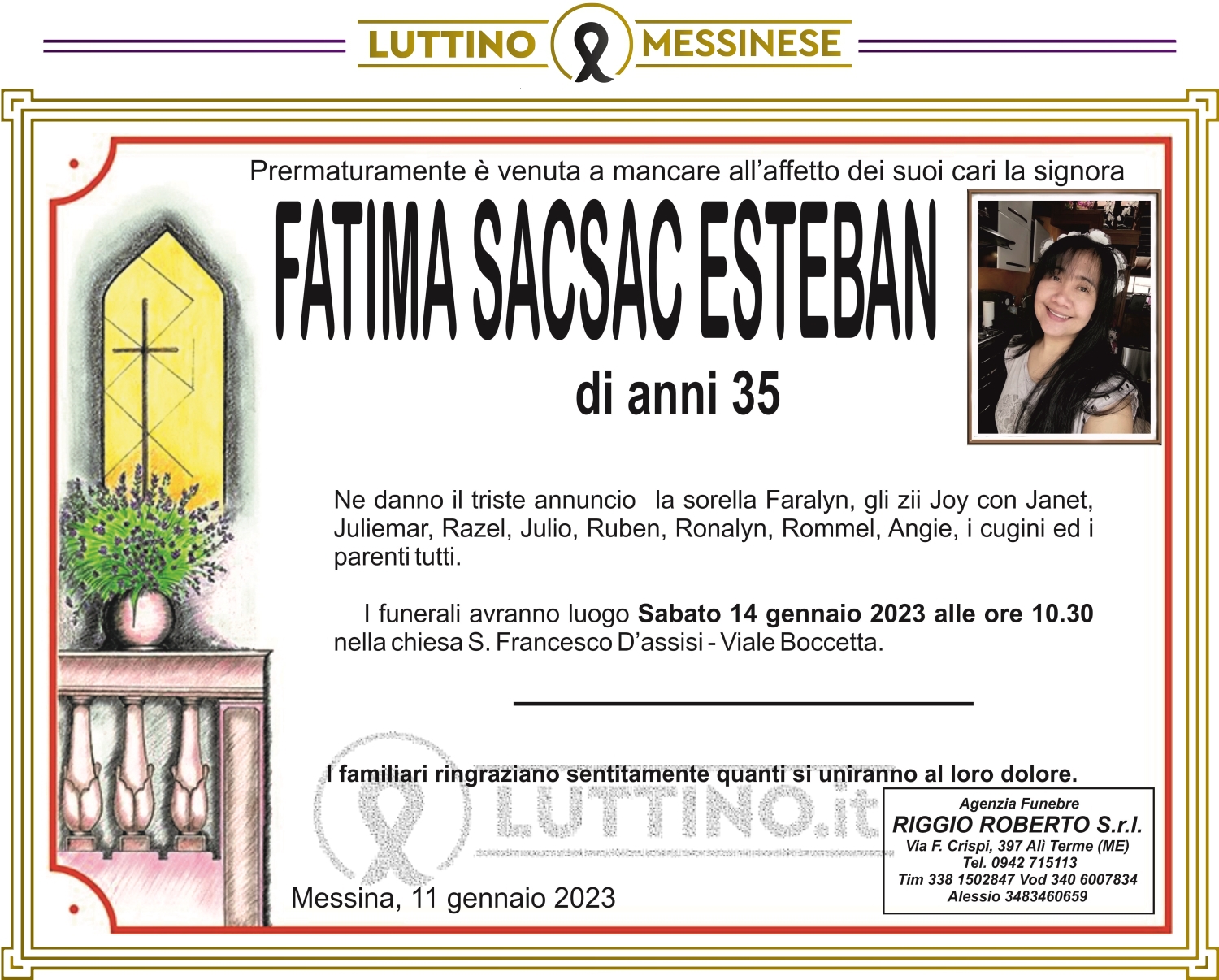 Fatima Sacsac  Esteban